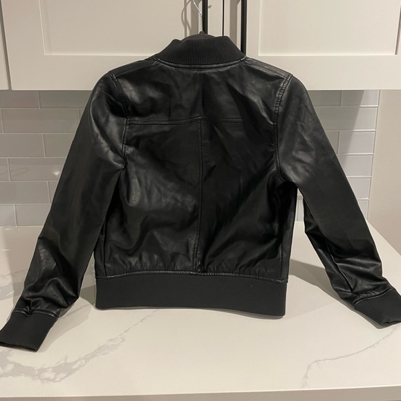 FREE Black Faux Leather Jacket - Picture 2 of 3